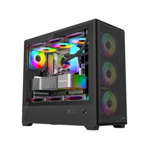49% OFF Ant Esports EVO 360 Lite Mid Tower Gaming Cabinet Black